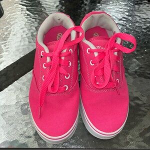 Heelys Hot Pink Tie Shoes Size 3 Youth